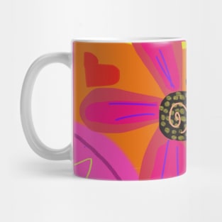 Psychedelic Flamingos Mug